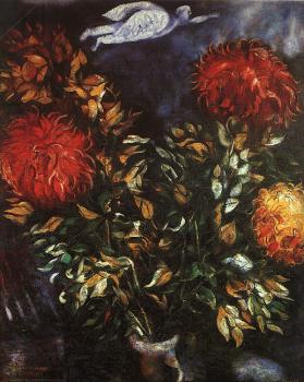 Marc Chagall : Chrysanthemums